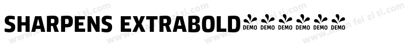 sharpens extrabold字体转换